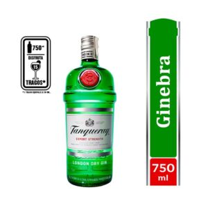GINEBRA TANQUERAY LONDON DRY GIN BOTELLA 750ML