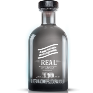 Aguardiente Antioqueño Real Sin Azúcar Botella 750 ml