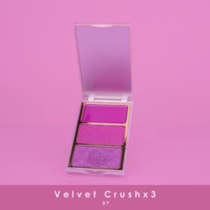 Velvet rubor x 3 purple (rubor/blush highlight)