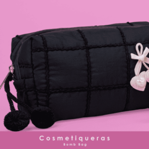 Cosmetiquera bomb bag (black)